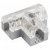 Соединитель тройной ARL-CLEAR-U15-2x90 (26x15mm)