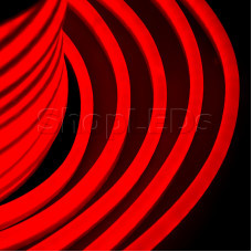 Гибкий Неон LED - красный, оболочка красная, бухта 50м, SL131-022